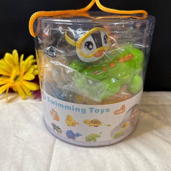 New Liberty Imports 6 Pack - Swimming Wind Up Sea Animals in The Bathtub Windup - Picture 2 of 16